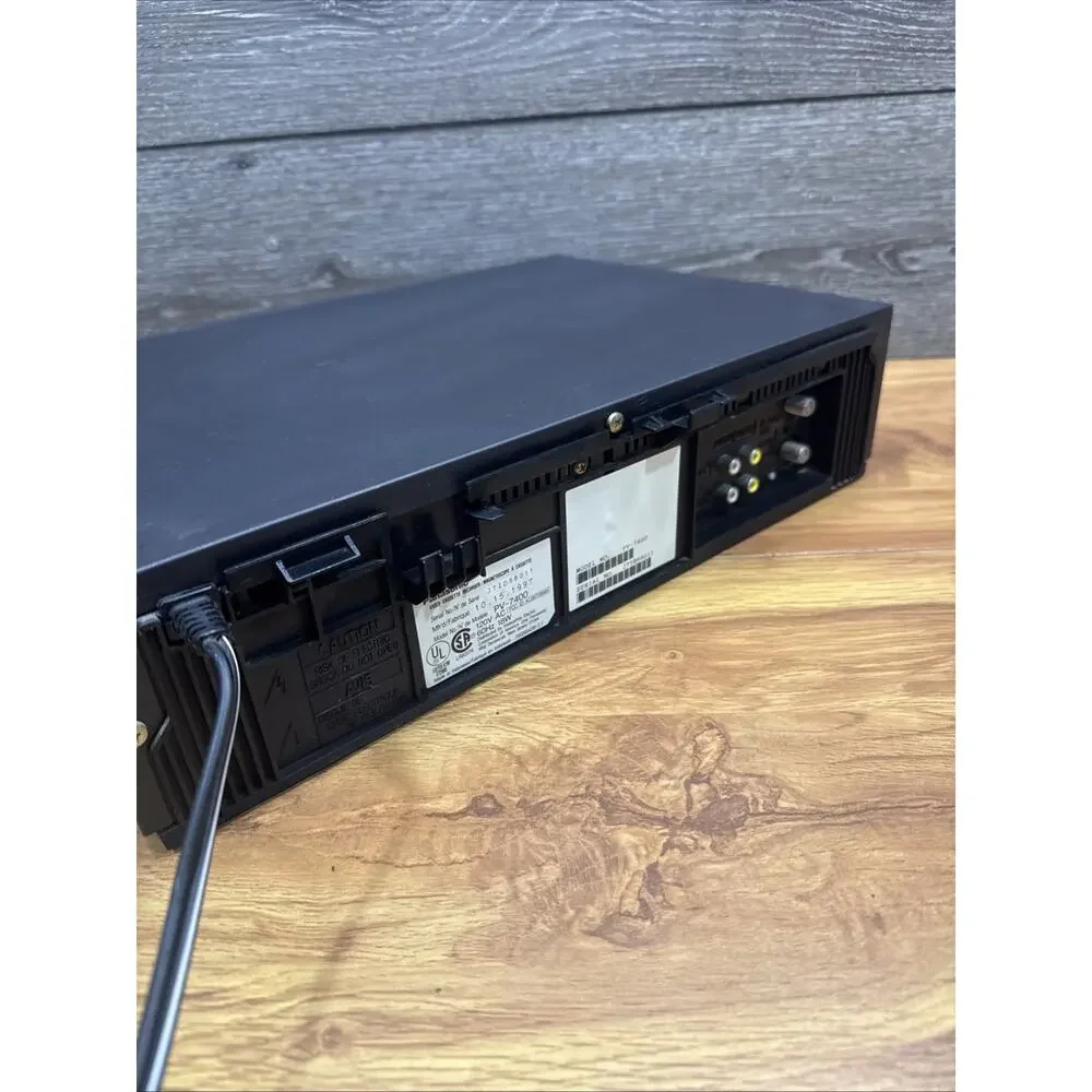 Panasonic PV-7400 VCR Blue Line Hi-Fi Stereo Omnivision Remote Tested & Working